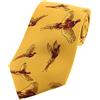 Soprano - Cravatta - Stampa animalier - Uomo Giallo Mostarda Taglia unica