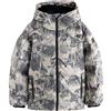 NEXT Ragazzo Cappotto impermeabile con fodera in micropile Grey Camoflauge 6 Anni