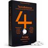 4 HIM TestoBalance Integratore Testosterone Uomo - ZMA, Ginseng & Fieno Greco - Zinco per Livelli di Testosterone - Magnesio, B6, L-Arginina & Selenio - 60 Compresse Vegane - Certificato GMP
