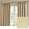 furn. The Ultimate Velvet oscuranti a pieghe a matita coppia di tende - Tende in velluto opaco termico morbide ed eleganti che bloccano la luce (Naturale - 117x137cm)