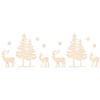 Rayher 46322000 Motivi Legno Albero E Cervo, Fsc100% (Confezione da 2)