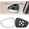 Altsbaos 1PCS Compatibile con Citroen C3 C4 C5 DS3 DS4 DS5 Specchietto,Specchio Retrovisore Riscaldato Compatibile con Peugeot 508/508SW Vetro Specchio 2011-2018（Sinistro)