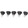 uxcell sourcing map 5pz T5 LED color ambra cruscotto cuneo segnale indicatore lampadine per interni auto