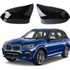 KYYET Compatibile con 2014-2018 F15 X5 F16 X6 F25 X3 F26 X4 Cappucci copri specchietto retrovisore laterale nero lucido -Stile M