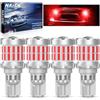 NATGIC 4 PZ W16W LED Lampadina Canbus Errore Libero, 921 T15 LED Luce inversa con lente 12V-36V 4000ML 33PCS Chip per Auto Lampadine di Backup, Luci di Marcia Diurne, Luci di Inversione (Rosso,3500K)