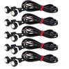 ePathChina 10 pezzi, lampadine bianche 6000K Eagle Eye 9W 18 mm 5730 Chip per auto, fendinebbia, luci di marcia diurne DRL, luci di retromarcia, segnale di parcheggio
