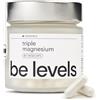 belevels Magnesio Bisglicinato Malato Taurato Vitamina B6 60 Capsule be levels | Con Albion®, ATA Mg® e Quali-B®. Formula vegana. Senza glutine e lattosio. 2 capsule al giorno.