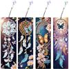 SHEGZHUC Set di 4 segnalibri per diamond painting, fai da te, per pittura con diamanti, acchiappasogni, farfalle, ricamo a punto croce, immagini regalo
