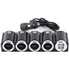PNI Spaccalegna per Auto Accendino 04 12V / 24V 4 uscite, 2xUSB, indicatore LED