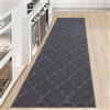 COSY HOMEER Tappeto da cucina antiscivolo, 50 x 200 cm, tappeto da cucina, lavabile, tappeto per corridoio, cucina, corridoio, soggiorno, grigio scuro