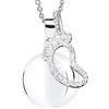 MAMIJUX Chiama Angeli Piedini Mamma Idea Regalo Gravidanza Collana Donna Richiamo degli Angeli Catenina Acciaio