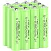 PKCELL Batterie AAA ricaricabili 300 mAh NI-MH 1,2 V, batteria precaricata per lampada solare da giardino, 12 pezzi