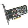ADWITS Adattatore Dual NVMe SSD su PCIe 5.0/4.0/3.0 X8 o X16, scheda di espansione di memoria SSD a 2 unità, supporta Boot/RAID, richiede scheda madre PC/Server con biforcazione PCIe