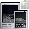 HIGHAKKU Batteria di ricambio compatibile con Galaxy Ace GT S5830i Samsung GT-S5660 GT-S5670 GT-S5830 GT-S7250 GT-S5839i GT-S6802 GT-S6312 EB494358VU