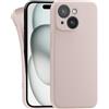 MyGadget Cover per iPhone 15 - Custodia Protettiva in Silicone Morbido - Case TPU Flessibile - Ultra Protezione Antiurto & Antiscivolo Rosa