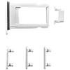 Smartex® Set Tasti Bianchi Laterali + Slot per SIM compatibili con iPhone 7
