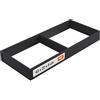 blum AMBIA-LINE organizer cassetto in acciaio verniciato a polvere | ideale per cucina, bagno e zona giorno | espandibile modularmente | 42×20×5 cm | con piastra magnetica | Nero carbonio