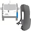 Generic Per Renault Trafic 2001-2014, Paraurti Posteriore Angolare/Destro in Plastica, 100% Plastica