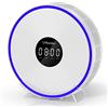 UNbeaten Purificatore d'aria Unbeaten Air Purifier con filtro H13 HEPA, per appartamenti fino a 55 m², filtro dell'aria con potenza del filtro al 99,97%, contro fumo, polvere, odori, polline, allergeni, bianco