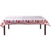 Exacompta Pro Nappe - Cod. R482581I - Tovaglia di carta damascata in rotolo 1,20 x 25 Mt - Decorazione natalizia rossa - Carta dal motivo universale, offre eleganza e sobrietà