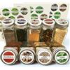 GHIBLI 49 Etichette Erbe e Spezie Ø 35 mm Made in Italy in plastica, adesivo extra permanente, Impermeabili, Lavabili per Vasetti, Barattoli e Contenitori Dispensa Cucina, Nomi Spezie ben Leggibili (Bianco)
