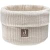 Jollein Cestino portaoggetti per fasciatoio - Cloudy Rib - Oatmeal - Organizer per fasciatoio - Accessorio per fasciatoio - 14x18cm