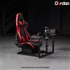 Dardoo Flight Racing Sim Cockpit Con Sedile Rosse Logitech G920 Thrustmaster