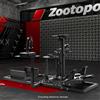 Zootopo Flight Sim Cockpit Racing Wheel Stand NO Pedals Throttle Joystick