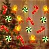 Capgoost Luci Natale, 3M 30LED Luci Albero Natale, Omino Pan di Zenzero luci Natalizie, Catena Luminosa Natale, Natalizi Stringa Luci, Decorazioni Natalizie per Esterno Interno Festa Giardino Balcone Finestra
