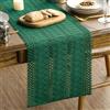 Artoid Mode Macramè Runner da Tavola Verde Scuro 30x143 cm, Decorazione da Tavolo da Cucina Vacanze Feste Compleanno Matrimoni