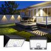 Artrastar Lampada Solare Da Parete 22LED Con Sensore Di Movimento 4 Modalità IP65 Impermeabile Alta Luminosità A Risparmio Energetico Per Giardino Ingresso Cortile Parcheggio Recinzione