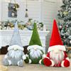 Leipple Natalizie Gnomo Decorazioni - 3 Confezioni Ornamenti di Babbo Natale scandinavi Fatti a Mano in Stile scandinavo Tomte - Decorazioni Natalizie di Gnomo per casa (gambe corte)