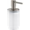 Grohe Selection dispenser per sapone senza supporto, 41028AL0, Selection hard graphite spazzolato/satinato [Accessori Bagno > Accessori per Accessori Bagno]