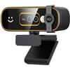 XUMIUZIY Webcam 1080p 30fps con Hello, Webcam di Riconoscimento Facciale con Copertura Privata, Microfono a Cancellazione del Rumore Integrato, Messa a Fuoco Automatica, USB Web Cam