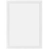SECURIT - Lavagna da Parete Woody - Per Pennarelli a Gesso Liquido - Per Bar, Ristoranti, Pub, Negozi - Cornice in Legno Laccato - 1 Pennarello a Gesso Liquido Incluso - 40x60cm - Colore Bianco