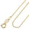 Amberta Allure Collana da Donna in Oro Giallo 9 ct: 0.5 mm Veneziana - 36 cm