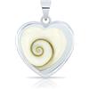 Planetys - Ciondolo Cuore Occhio di Santa Lucia Argento Sterling 925