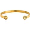 Purelei Infinity Bracciale da donna - Bracciale regolabile (60-64) con elegante motivo in acciaio inox impermeabile - Bracciale aperto in oro/argento - Elegante gioiello da donna senza tempo, Eine