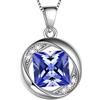 Aurora Tears Collana con ciondolo zodiacale Aurora Tears, in argento Sterling 925 con catena da 45,7 cm e Argento, colore: 06_june, cod. DP0029U