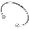 Treasure Bay Bracciale rigido da donna in argento Sterling 925 massiccio