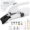 Philorn Mini macchina da cucire a mano elettrica veloce macchina da cucire portatile per principianti, kit da cucito per casa, viaggi e progetti artigianali