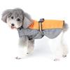 Zunea Impermeabile per Cani Piccola Taglia Riflettente Antivento Cappotto Vestiti Leggero Foderato in Rete Traspirante Impermeabili Giacca Abbigliamento per attività all'Aperto Arancione XXL