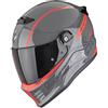 SCORPION Casco COVERT FX DANKO Grigio Rosso SCORPION