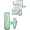 Stouchi Remoto Pagina Turner per Kindle Paperwhite Colorsoft Oasis Scribe eReader Accessori 2 in 1 Magnetico Kindle Clicker Control Ergonomico per Kindle iPad Tablet con Cinturino da Polso-Matcha