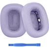 MMOBIEL Cuscinetti Auricolari di Ricambio per AirPods Max Cuffie di MMOBIEL - Memory Foam e Mesh Fabric Cuscinetti Cuffie - Padiglioni - Viola
