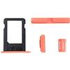 Smartex® Set Tasti Rosa Laterali + Slot per SIM compatibili con iPhon 5C / Tasto accensione, Volume, Muto