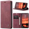 Azororo Cover per Samsung Galaxy S25 Plus 5G, Premium PU Pelle Custodia, Magnetica Carta Fessura Portafoglio Case, Flip Cavalletto Custodia per Samsung Galaxy S25 Plus- Vino Rosso