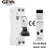 GEYA GYM9N 1P+N MCB 6A 10A 16A 20A 25A 32A 40A 220V AC Interruttore automatico 6KA C Curva B Curva