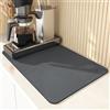 NONE Tappetino assorbente da cucina di grandi dimensioni super assorbente Tappetino antiscivolo per scolapiatti da caffè Tappetino per scolapiatti da bagno ad asciugatura rapida Tappetino per stoviglie
