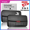 FD Telecomando universale per cancello Controllo porta garage Telecomando multifrequenza 3 in 1 con clip Trasmettitore rolling code 280-868 mhz